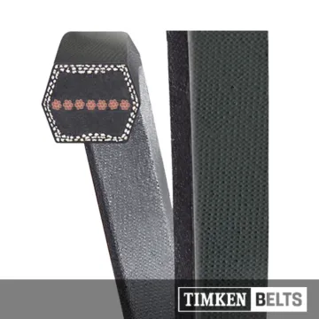 Timken Belts BB 116.2 in Synthetic Rubber Double Angle Hexagonal V-Belt