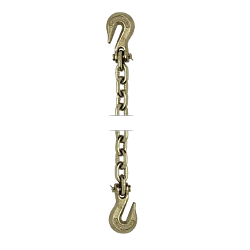 Peerless 3/8 in 14 ft Yellow Zinc Transport Chain
