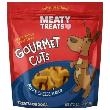 Meaty Treats Beef & Cheese 25oz
