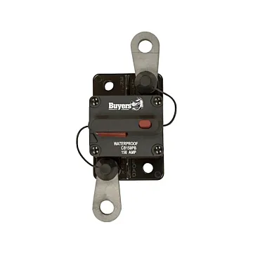 Buyers 150 A 42 VDC Plastic Push-To-Trip Circuit Breaker