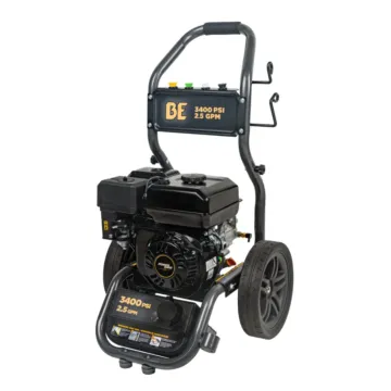 BE Gas Pressure Washer - 2.5 GPM, 3400 psi