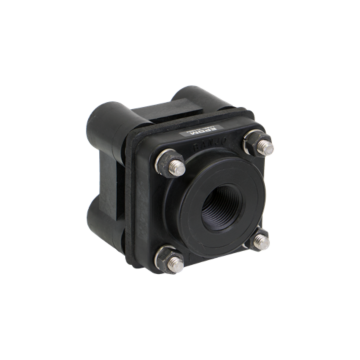 Double Thread Poly Total Drain Bolted Tank Fitting