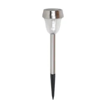 Boston Harbor 24173 Solar Stake Light, Ni-Mh Battery, 1-Lamp, LED Lamp, Metal Plastic Fixture, Battery Included: Yes