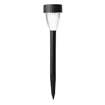 Boston Harbor Solar Stake Light w/ AA Battery (Black)