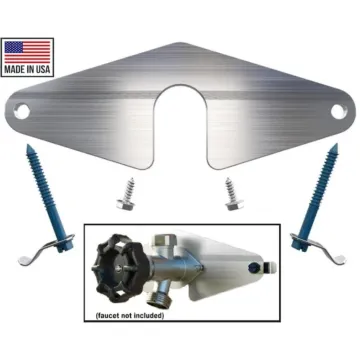 Hose Bibb Buddy Wall Hydrant Mounting Plate