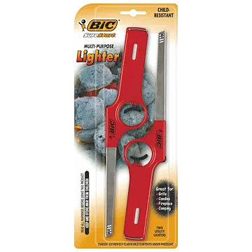 BIC Nonrefillable Straight Stem Utility Butane Lighter (2pk)