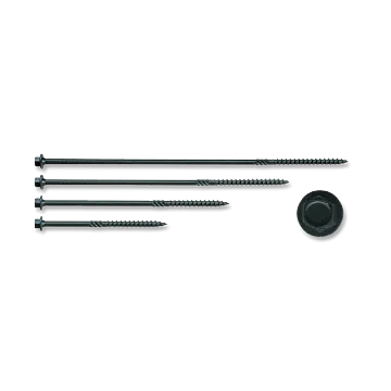 Timber Lag Screws, Exterior Black