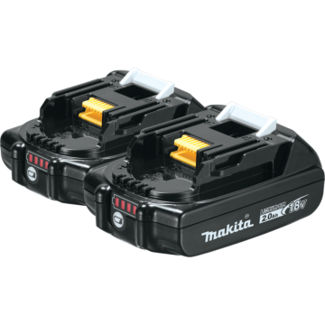 Makita 18V LXT® Lithium-Ion Compact 2.0Ah Battery, 2/pk