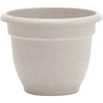 Bloem Ariana Self-Watering Plastic Planter (Vanilla White) 10 in.