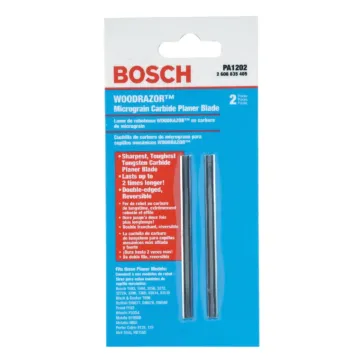 Bosch 2 pc. 3-1/4 In. Woodrazor Micrograin Carbide Planer Blades