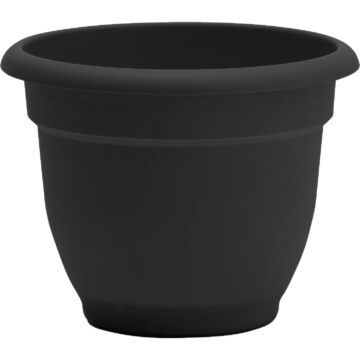 Bloem Ariana Self-Watering Plastic Planter (Black) 12 in.