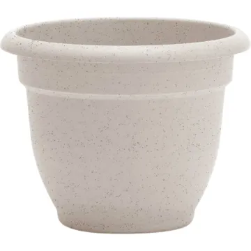 Bloem Ariana Self-Watering Plastic Planter (Vanilla White) 12 in.