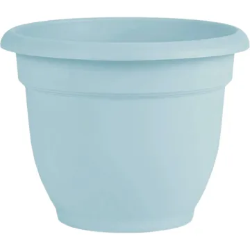 Bloem Ariana Self-Watering Plastic Planter (Misty Blue) 8 in.