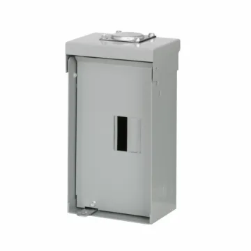 Eaton BR main lug loadcenter,Rainproof, furnished with hub closure plates,Main lug,125 A,6R,Aluminum,Cover included,NEMA 3R,Metallic,10 kAIC,2 Spaces,4 Circuits,Three-wire,Single-phase