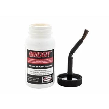 HARRIS® 4 oz Jar with Brush Cap Burn Resistant Soldering Flux