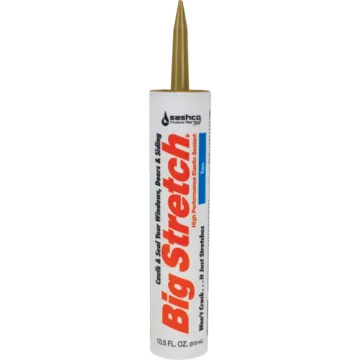 Sashco Big Stretch Acrylic Elastomeric Caulk (Tan) 10.5 oz