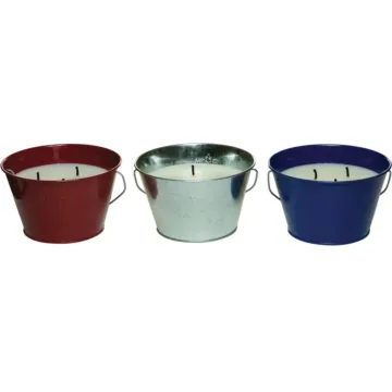 TIKI Tiki 28 Oz. 3-Wick Citronella Bucket