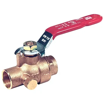 Boshart Industries NL 1"CxC BALL VALVE W/ DRAIN