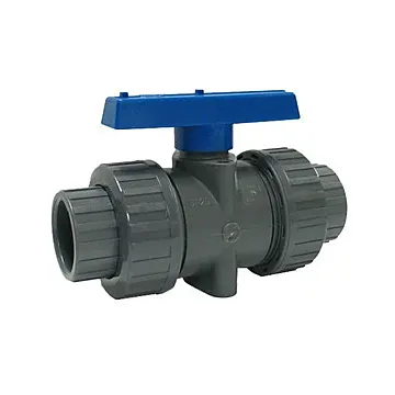 Boshart Industries 2 in FPT/SLIP UNION PVC BALL V PTFE SEAT - EPDM O-RING SEAL