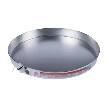 Oatey ® 24 in. Aluminum Water Heater Pans with 1 in. PVC Adapter