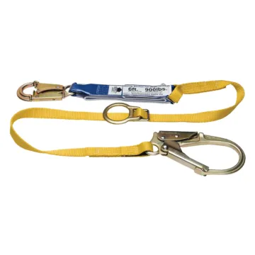 Werner DeCoil Snap & Rebar Hook Single Leg Lanyard - 6 ft