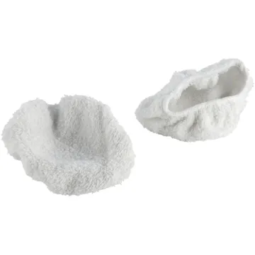 Auto Spa Washable Cotton Polishing Bonnet (2pk) 5 in. to 6 in.
