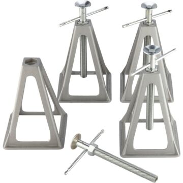 Camco Manufacturing Olympian 6000 Lb. Topwind Stabilizing Trailer Jack (4-Pack)