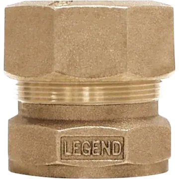 Legend Valve 3/4 in. Water Service CTS Ring Compression x FNPT Adapter (Bronze)