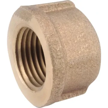 Anderson Metals Red Brass Threaded Pipe Cap - 3/8 in.