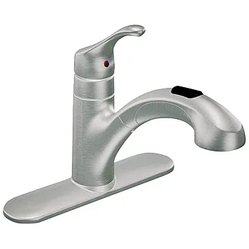 Moen Renzo Spot Resist Stainless One-Handle Pullout Kitchen Faucet