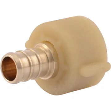 SHARKBITE SharkBite 1/2 In. Crimp Fit x 7/8 In. BCT Brass PEX Adapter