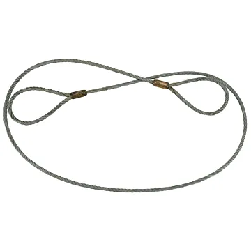 5/8 in 4 ft Flemish Eye-To-Eye Wire Rope Sling