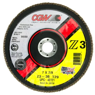 CGW 7 in 7/8 in Type 29/Conical Flap Disc