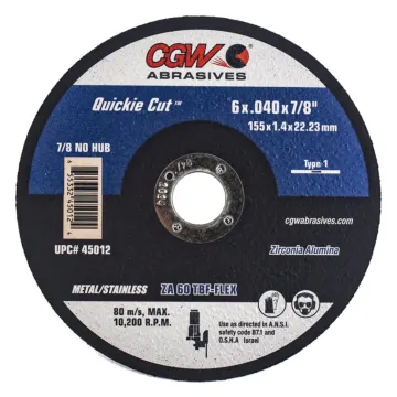 CGW Reinforced Cut-Off Wheel - Size 6 x .040 x 7/8
