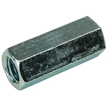 Coupling Nut (Zinc) 1/2"-13 x 1-3/4 in.