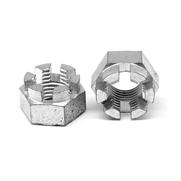 Titan™ 5/16-24 UNF Steel Zinc Plated Slotted Nut