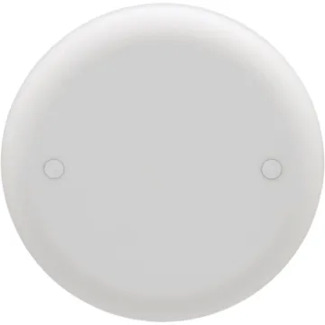 Carlon  Round Ceiling Blank Box Cover (White) 4 in.