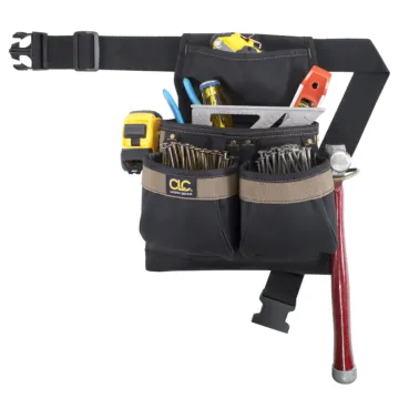 CLC 5 Pocket Framer's Nail & Tool Bag with Poly Web Belt