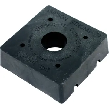 Simpson Strong-Tie Composite-Plastic Standoff Post Base for 4x4