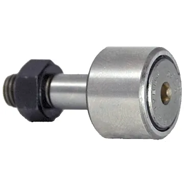 Accurate Bearing Company Cam Follower, Slot Head, 0.75" Roller Dia., 1/2" Roller Width