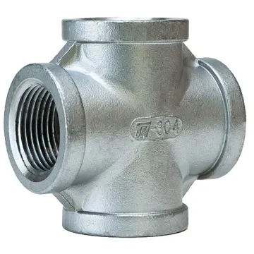 Trenton Cross 3/8 x 3/8 x 3/8 in FNPT Heavy Pattern Pipe Cross