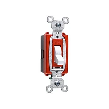 Pass & Seymour 120/277 V 20 A White Toggle Light Switch