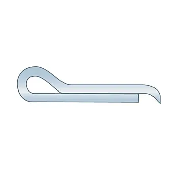 Cotter Pin Hammerlock 3/8" x 2-1/2" Carbon Steel Zinc Clear ASME B18.8.1