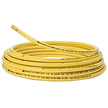Copper Tubing 1/2" R 100' Coated