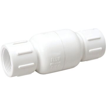 Boshart Industries 2" PVC SPRING LOADED C/V THREADED NPT