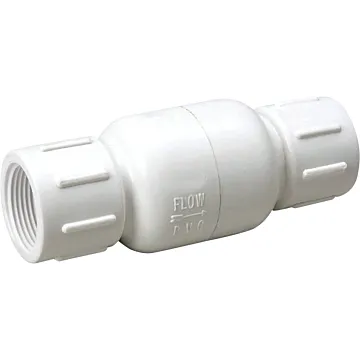 Jones Stephens 3/4" Inline PVC Check Valve, Threaded Ends