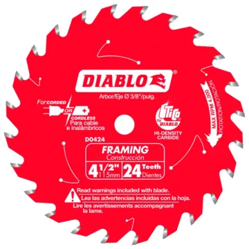 Diablo Tools 4-1/2 in. x 24 Tooth Framing Trim Saw Blade