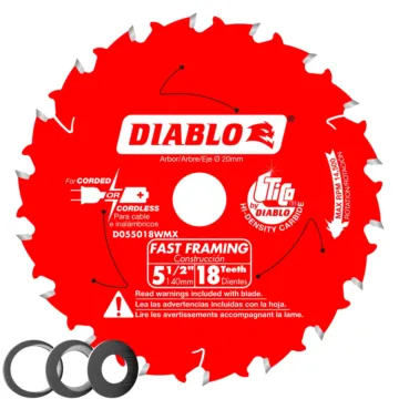 Diablo Tools 5-1/2 in. x 18 Tooth Fast Framing Saw Blade
