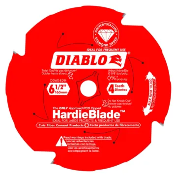 Diablo Tools 6-1/2 in. x 4 Tooth (PCD) Fiber Cement HardieBlade