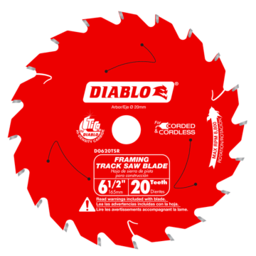 Diablo Tools Diablo 6-1/2 20T Track Saw Blade